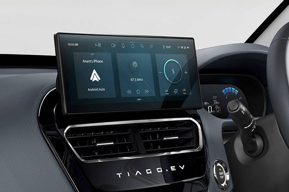 Tata Tiago EV Infotainment System Main Menu