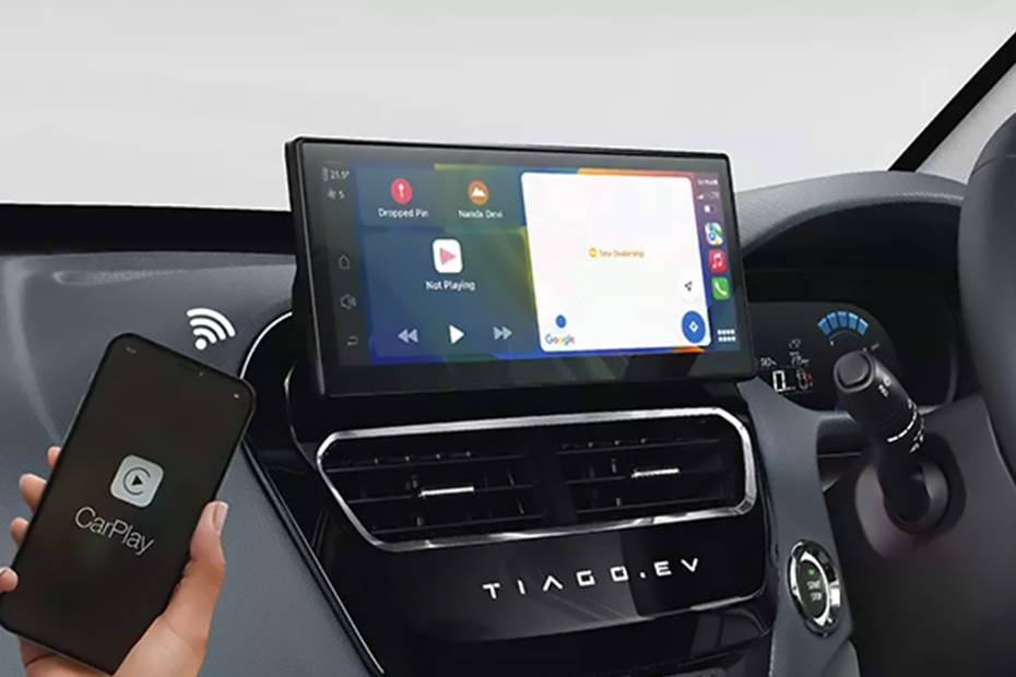 Tata Tiago EV Wireless Android Auto and Apple CarPlay