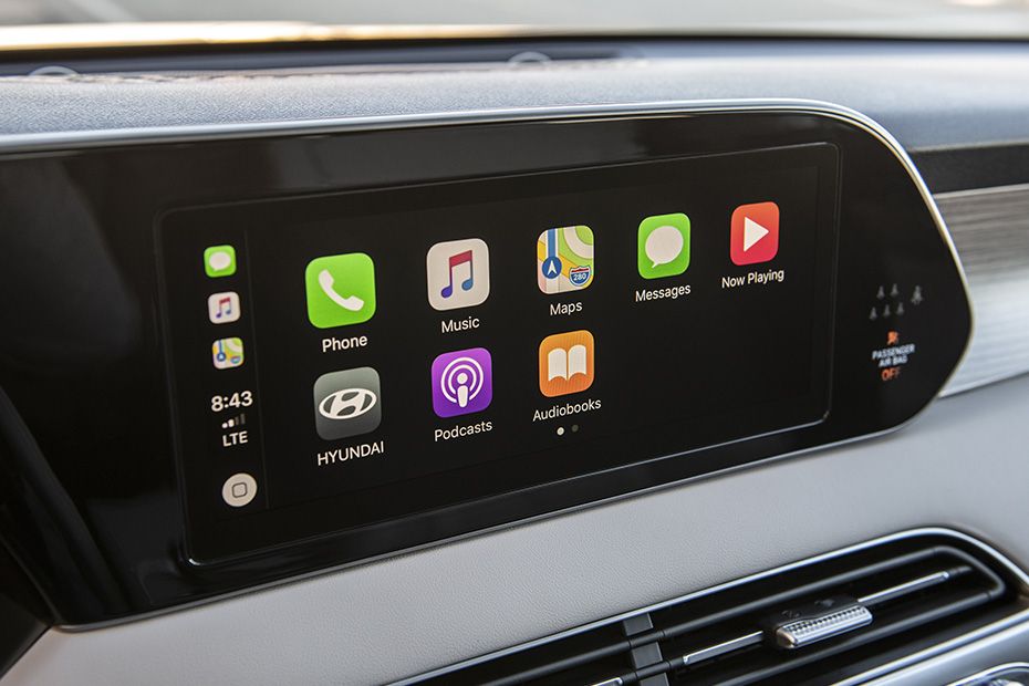 Hyundai Palisade Infotainment System Main Menu Image