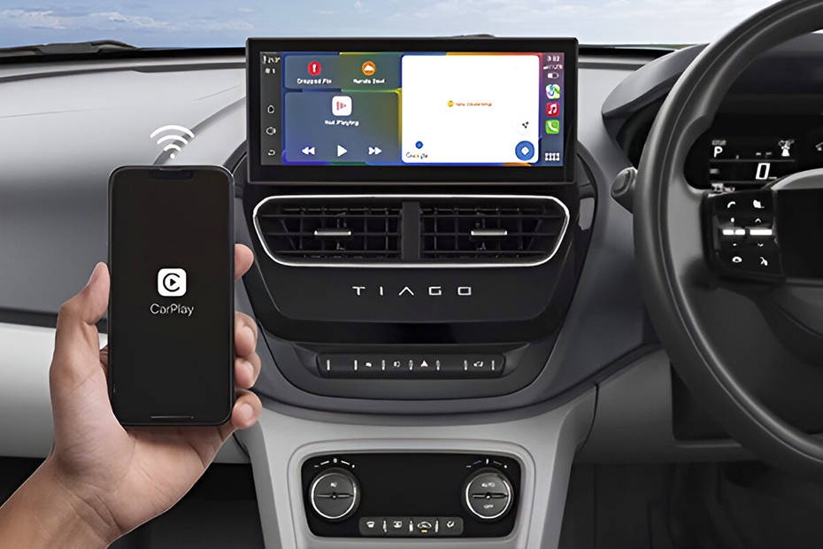 Tata Tiago Wireless Android Auto and Apple CarPlay