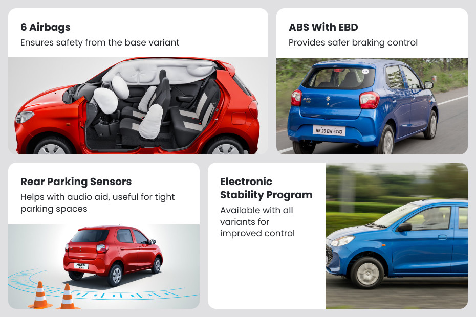 Maruti Alto K10 Safety Highlights