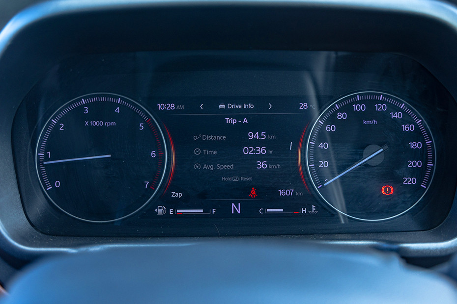 Mahindra Scorpio N Trip Meter