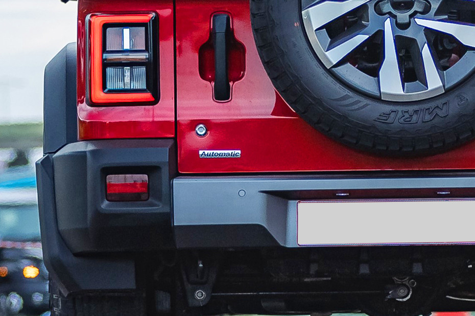 Mahindra Thar ROXX Transmission Badge