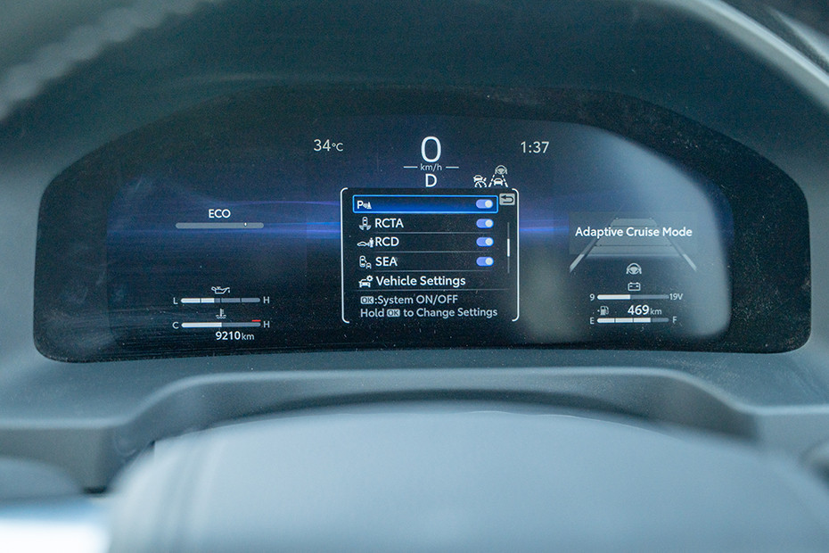 Toyota Land Cruiser 300 Settings Menu