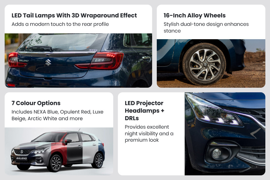Maruti Baleno Visual summary
