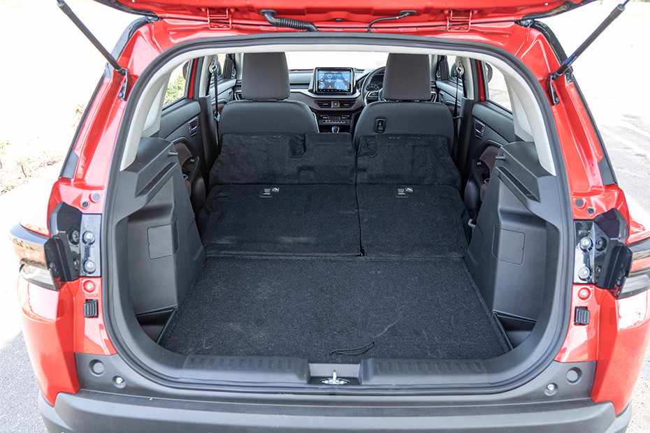 Maruti Brezza Boot Space (Second Row Folded)