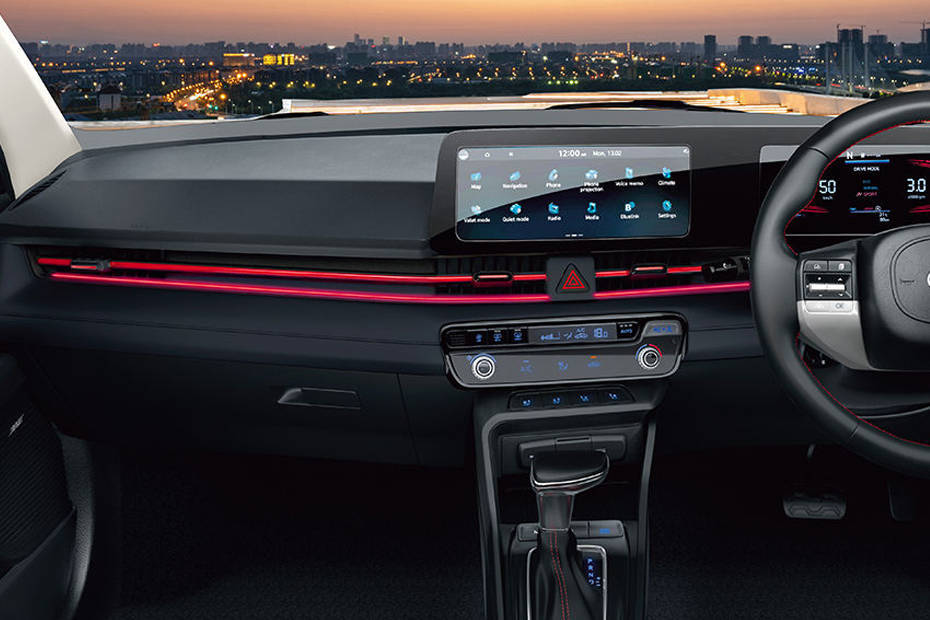 Hyundai Verna Sporty black interiors with red accents