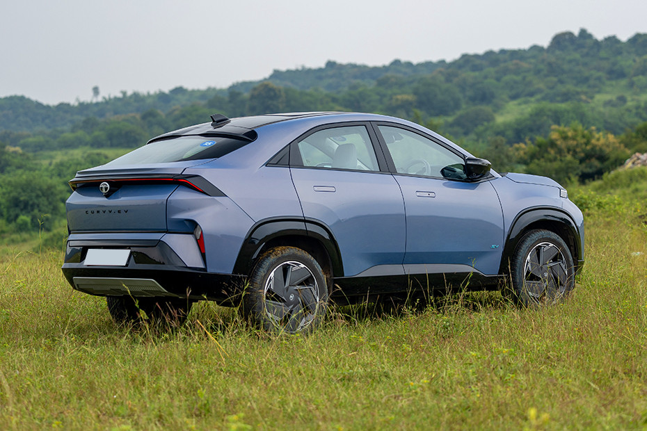 Tata Curvv EV Rear Right Three Quarter View