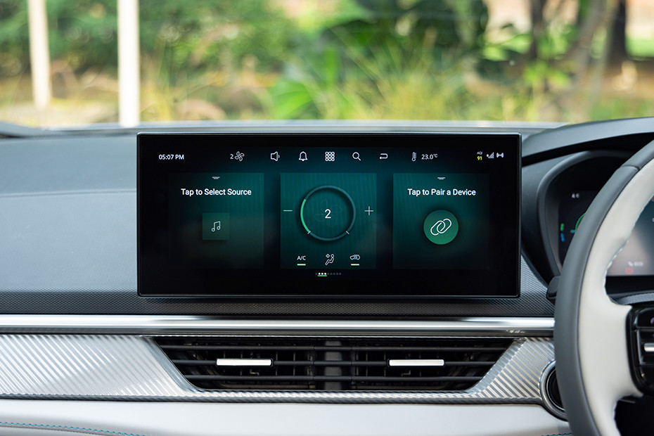 Tata Curvv EV Infotainment System