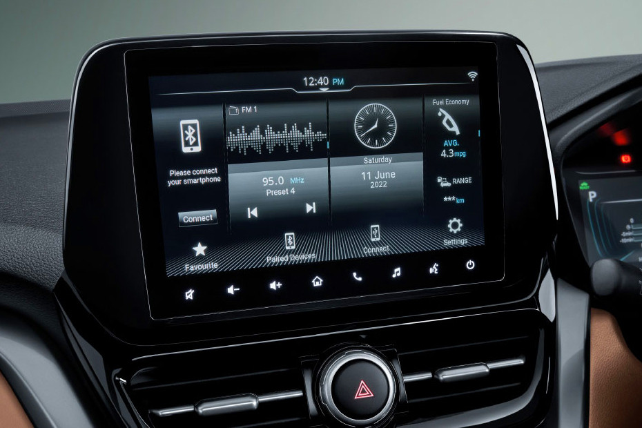 Toyota Urban Cruiser Hyryder Infotainment System Main Menu