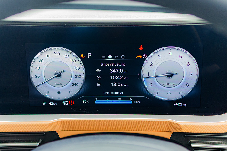 Hyundai Alcazar Trip Meter