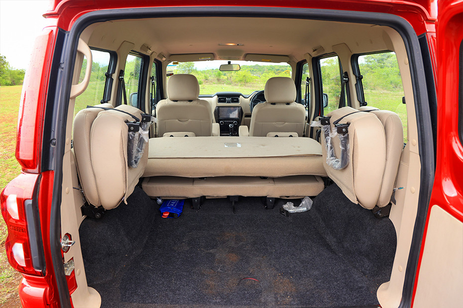 Mahindra Scorpio Boot Space (Second Row Folded)