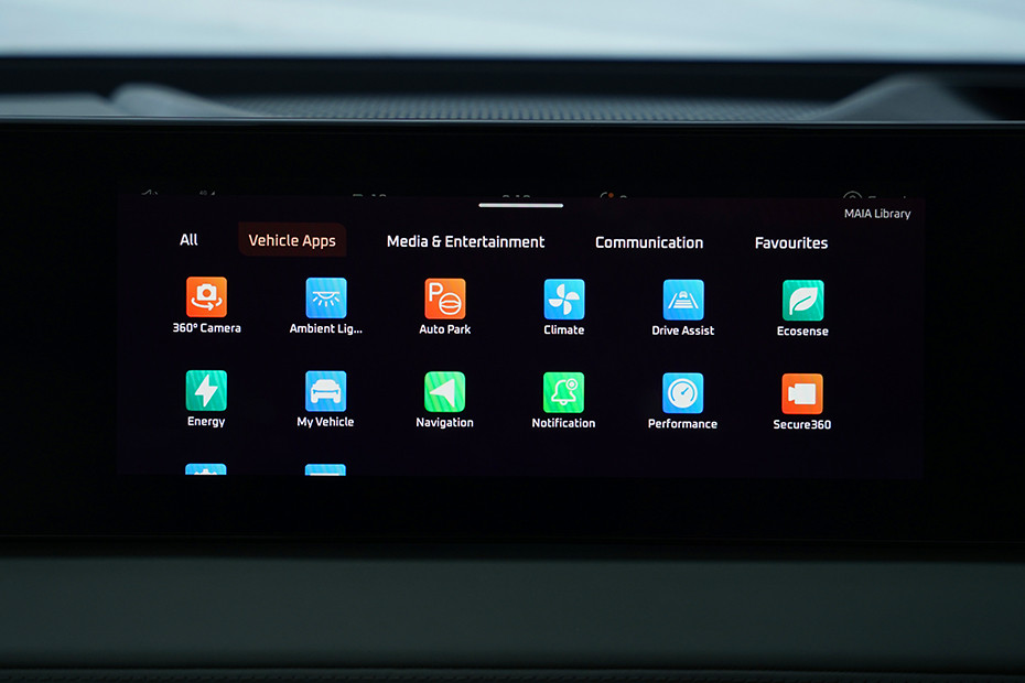 Mahindra XEV 9e Infotainment System