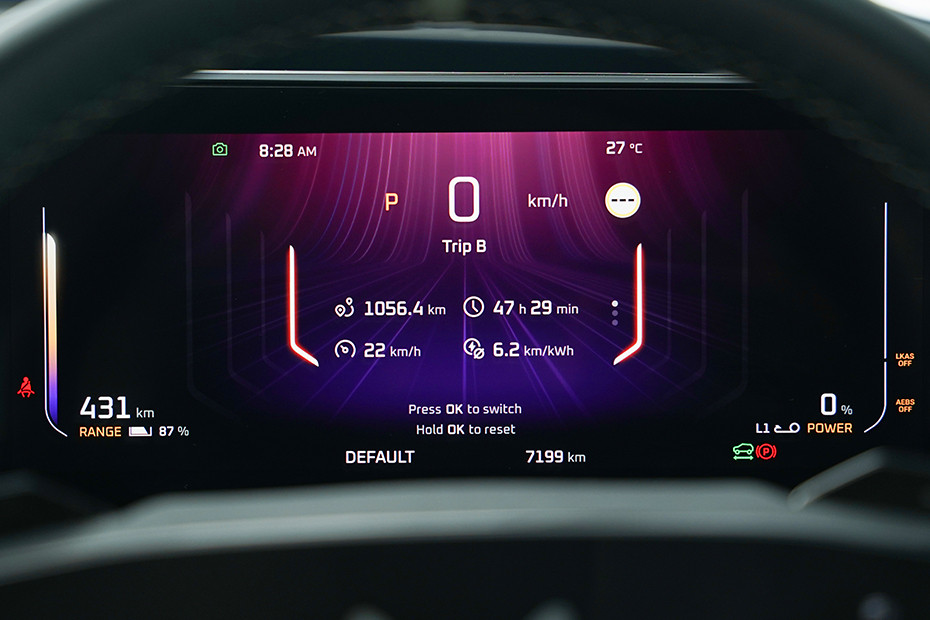 Mahindra XEV 9e Trip Meter