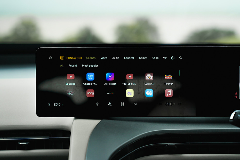 Mahindra BE 6 Infotainment System