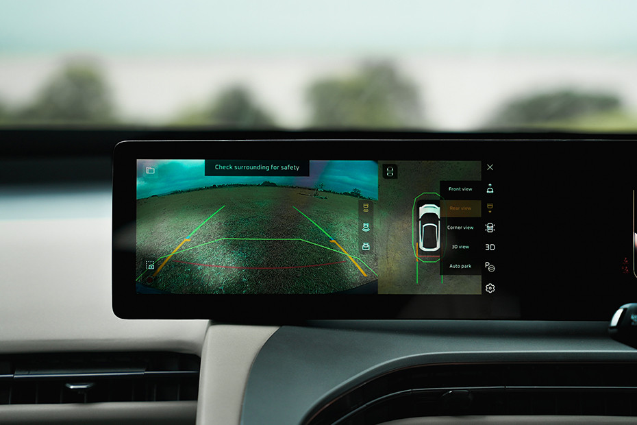 Mahindra BE 6 Reverse Camera View