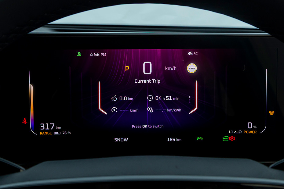 Mahindra XEV 9S Trip Meter