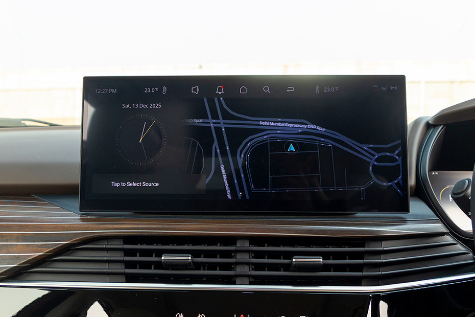 Tata Harrier Navigation or Infotainment Mid Closeup
