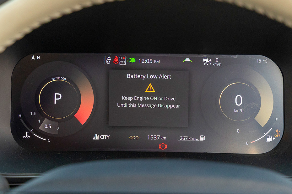 Tata Harrier Instrument Cluster