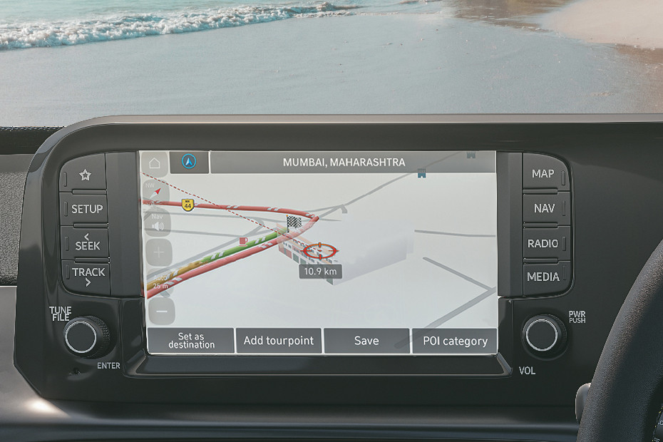 Hyundai Exter Infotainment System Main Menu