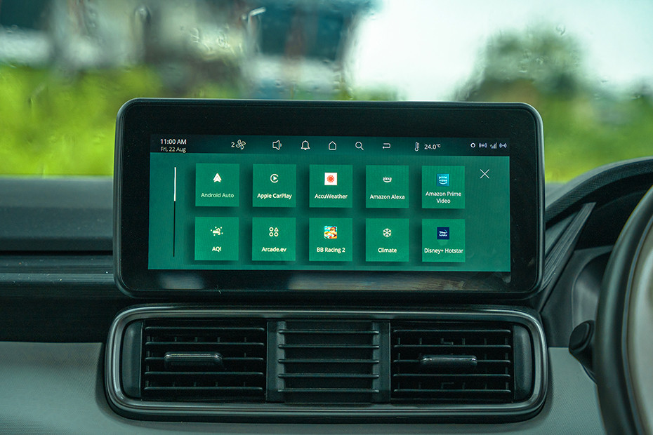 Tata Punch EV Infotainment System