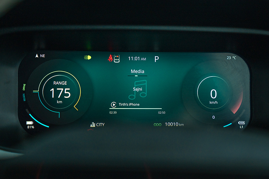 Tata Punch EV Instrument Cluster