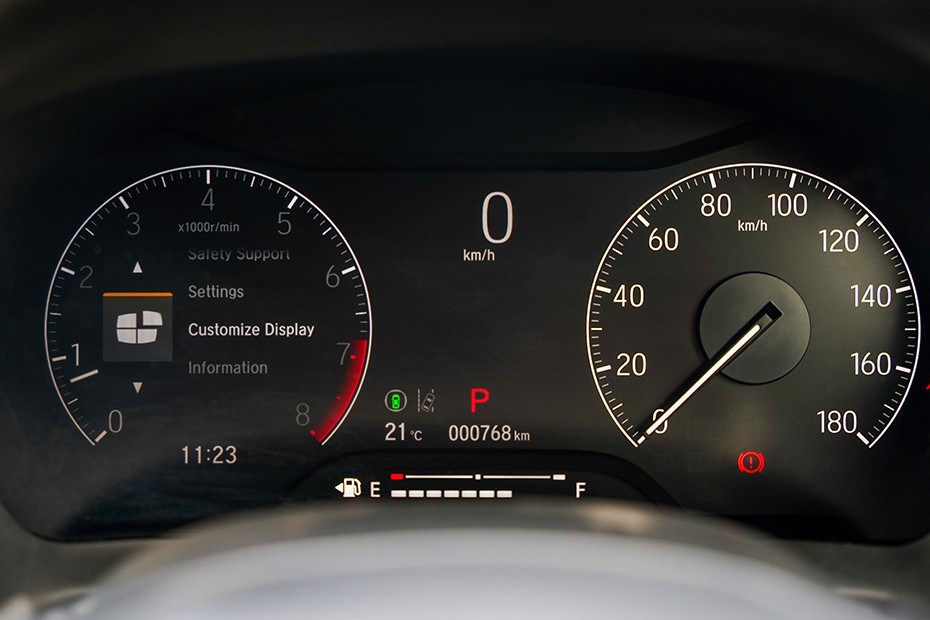 Honda Elevate Settings Menu