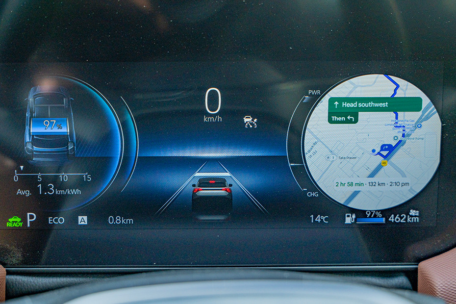 Maruti e Vitara Trip Meter