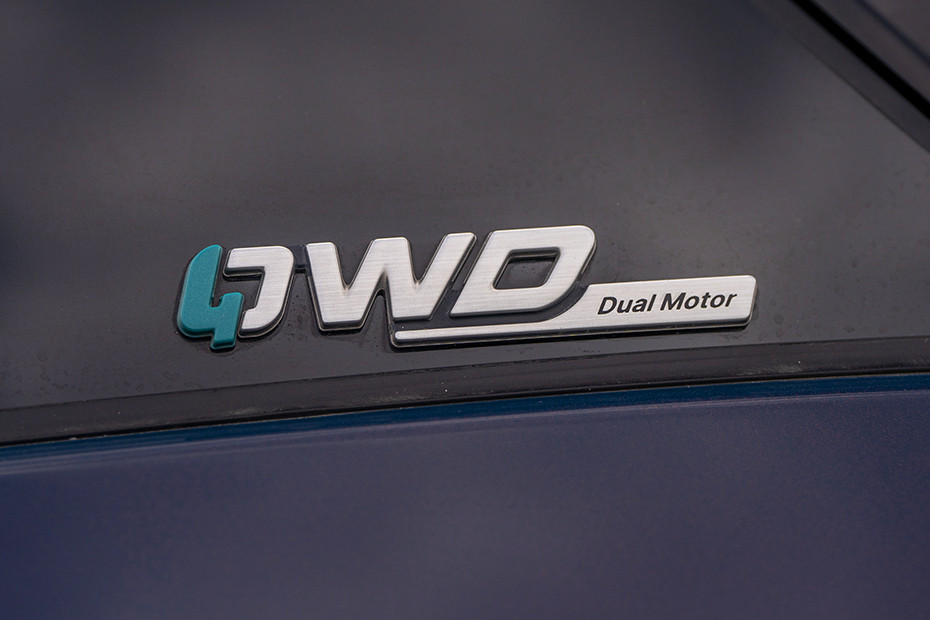 Tata Harrier EV Variant Badge