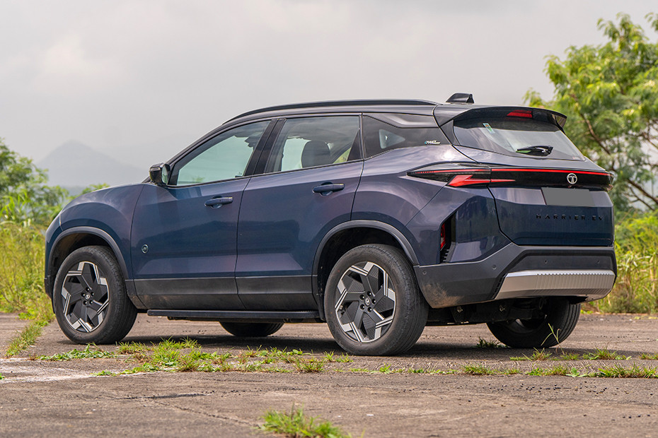 Tata Harrier EV Rear Left Three Quarter View