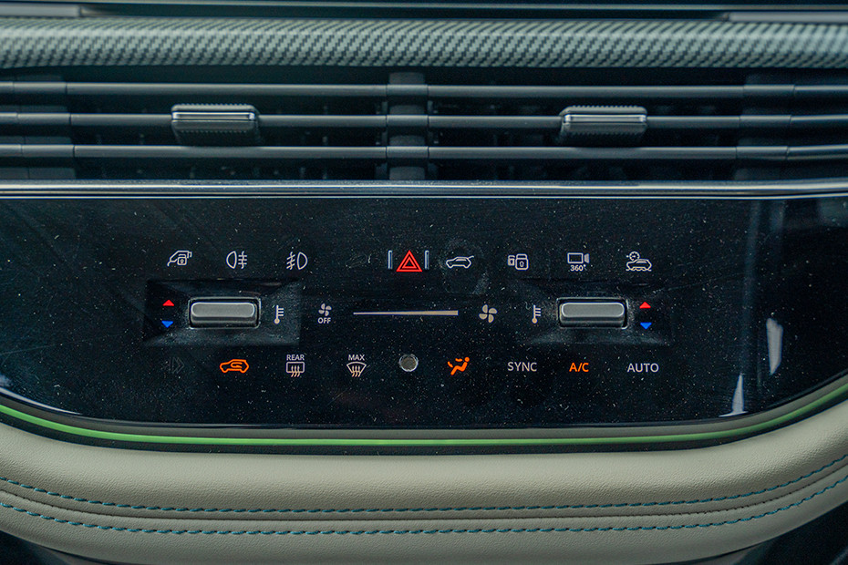 Tata Harrier EV AC Controls