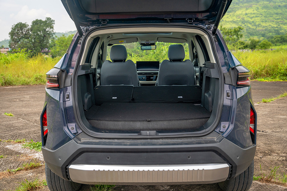 Tata Harrier EV Boot Space (Second Row Folded)
