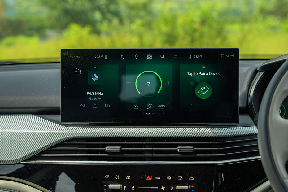 Tata Harrier EV Infotainment System