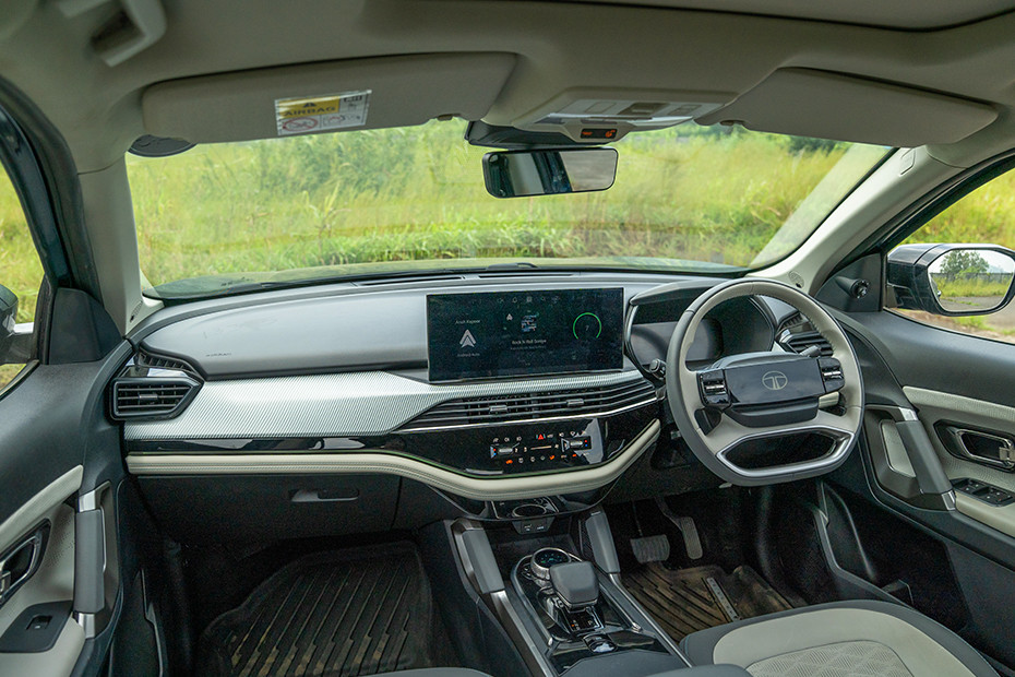 Tata Harrier EV Dashboard: Passenger's View