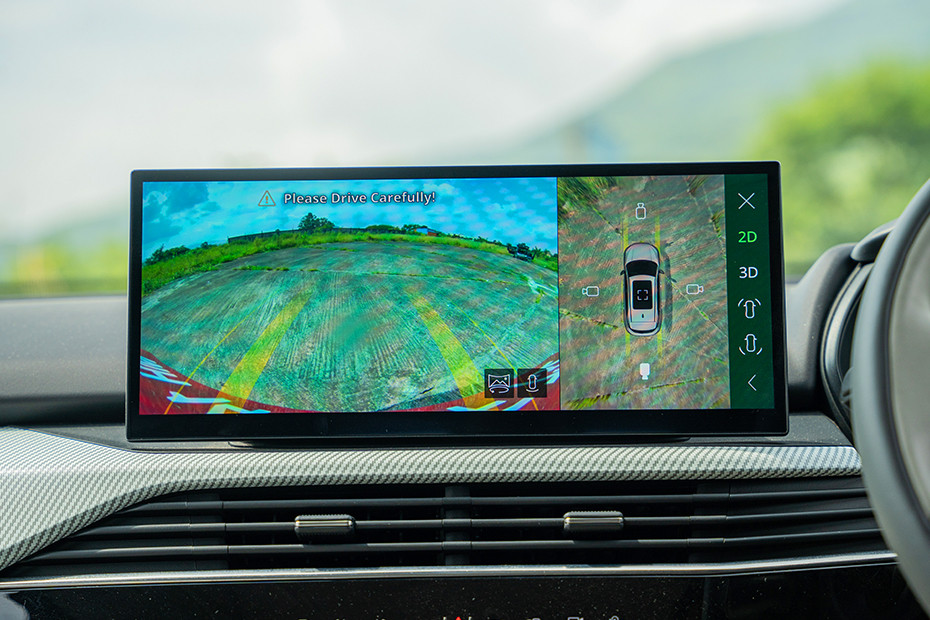 Tata Harrier EV Reverse Camera View