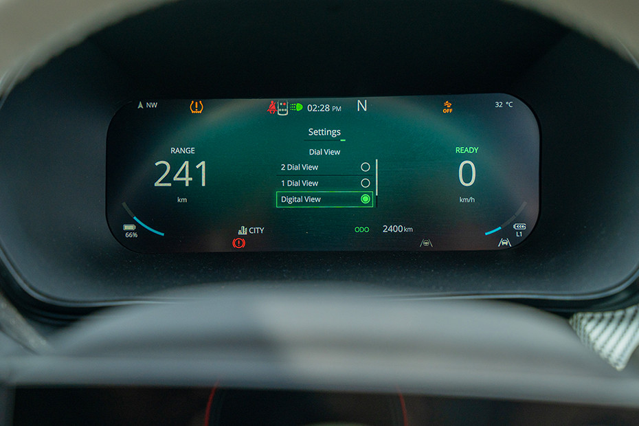 Tata Harrier EV Settings Menu