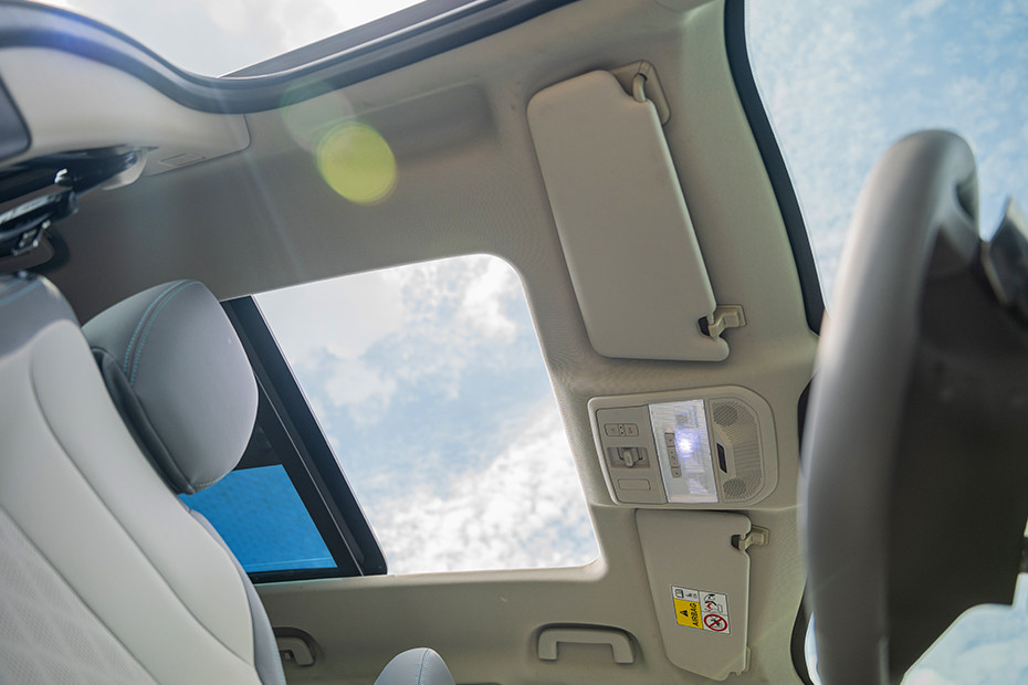 Tata Harrier EV Sunroof (Inside View)