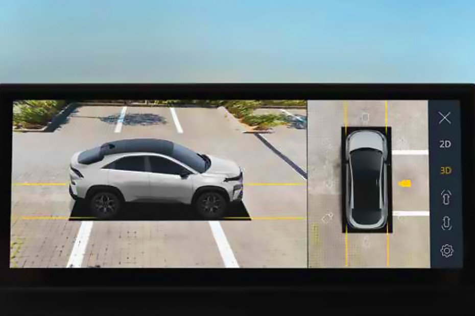 Tata Curvv Parking Camera Display