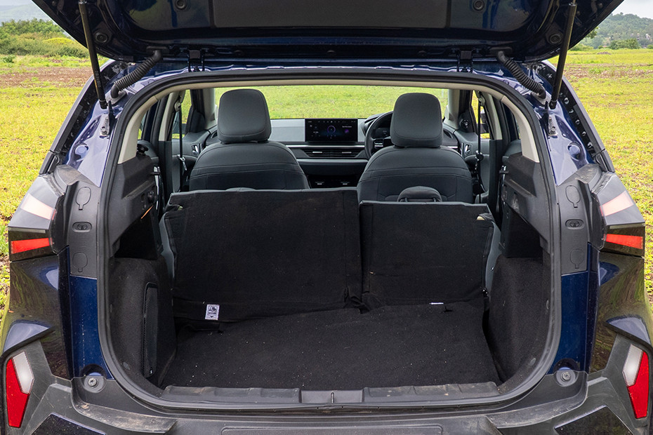 Tata Nexon Boot Space (Second Row Folded)