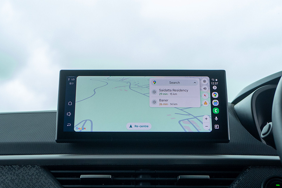 Tata Nexon Navigation or Infotainment Mid Closeup