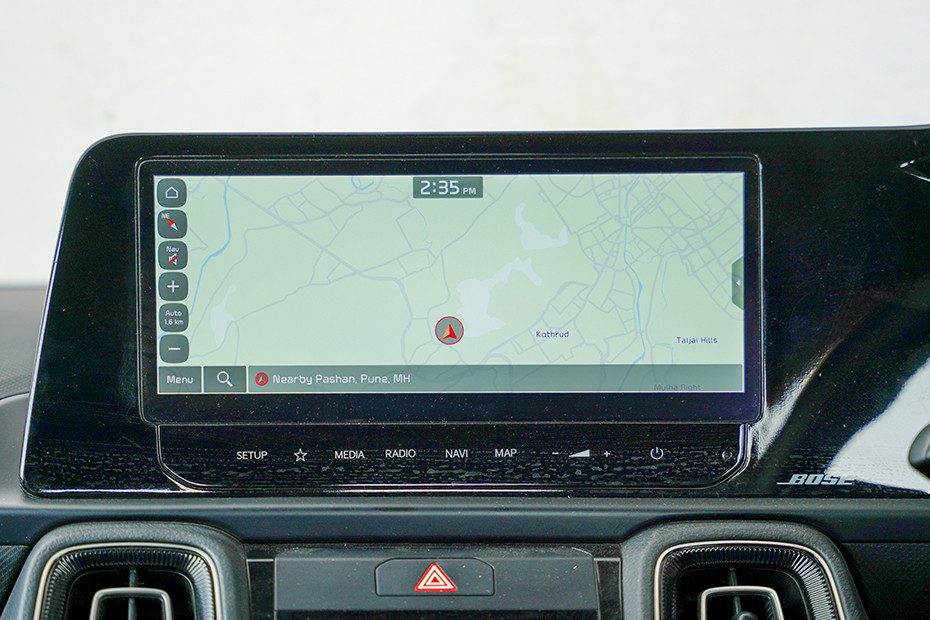 Kia Sonet Navigation or Infotainment Mid Closeup