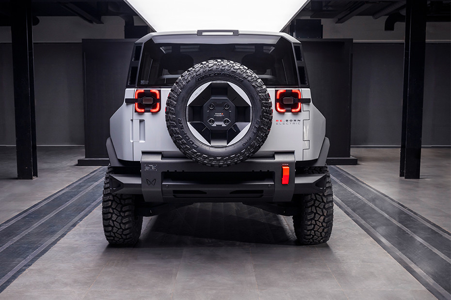 Mahindra Thar E Rear view