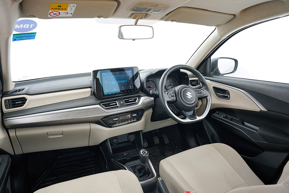 Maruti Dzire Dashboard: Passenger's View