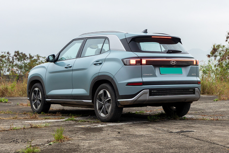 Hyundai Creta Electric Rear Left Three Quarter View