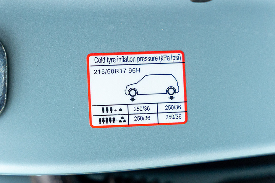 Hyundai Creta Electric Tyre Pressure Information