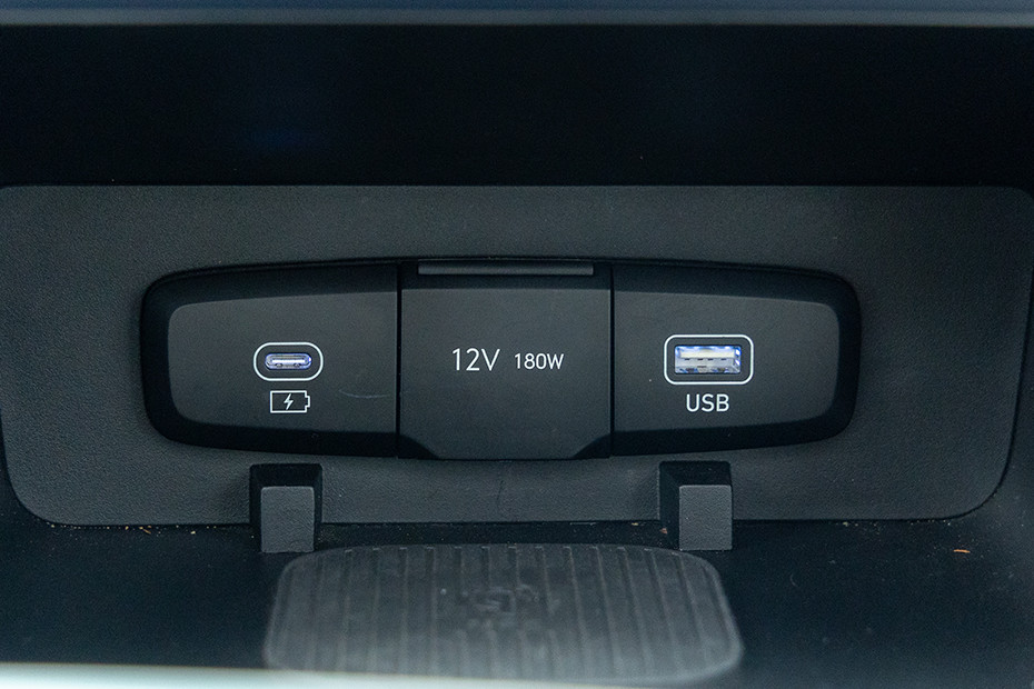 Hyundai Creta Electric USB Charging Port (Front)