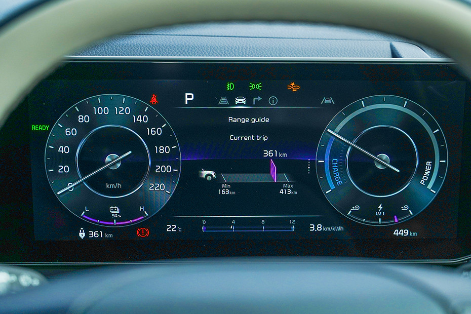 Kia Carens Clavis EV Trip Meter