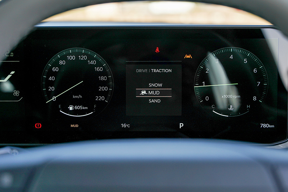 Kia Syros Traction Mode Selector