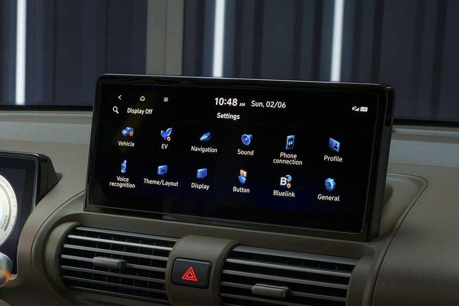 Hyundai Inster Infotainment System Main Menu