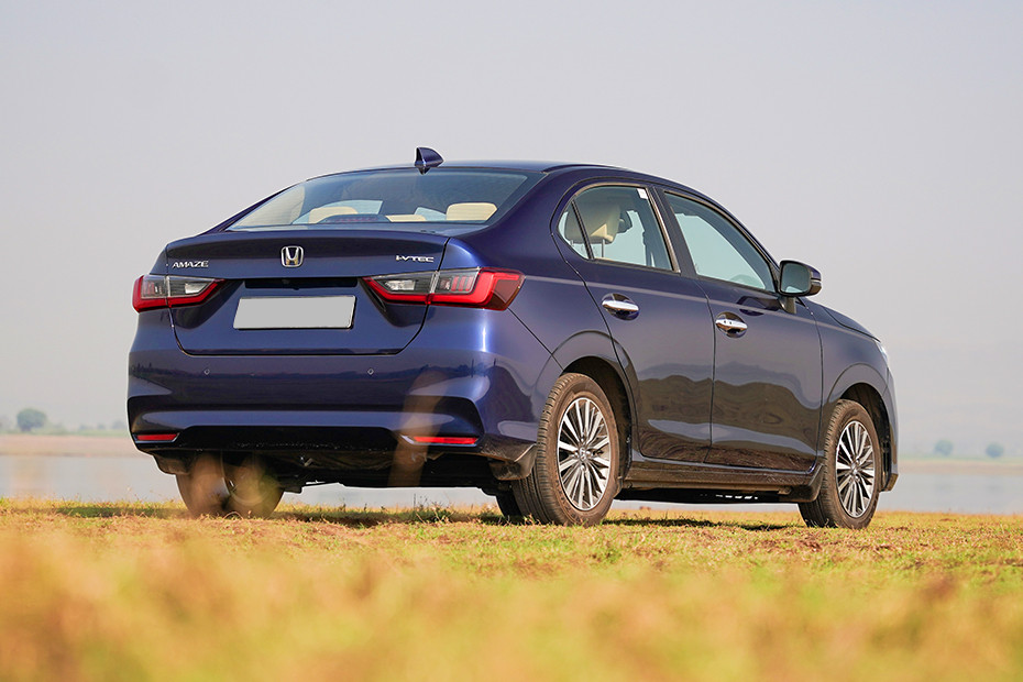 Honda Amaze Rear Right Three Quarter View